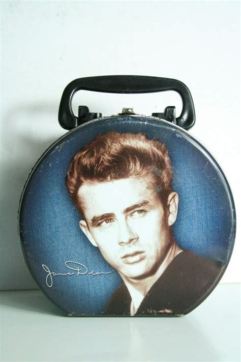 vander small james dean metal box|James Dean Rebel Vintage TV Metal Lunchbox Tin Totes .